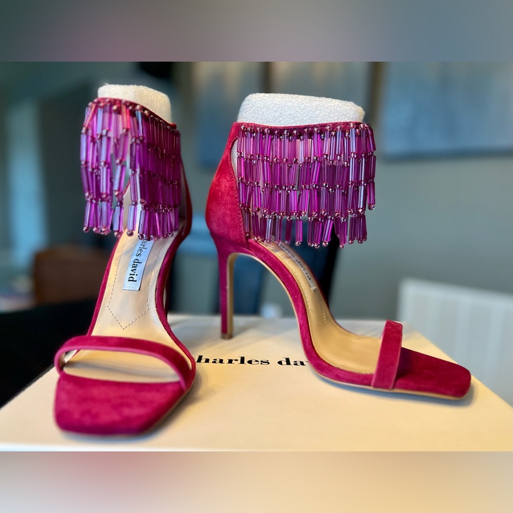 Charles David Hot Pink Stilettos